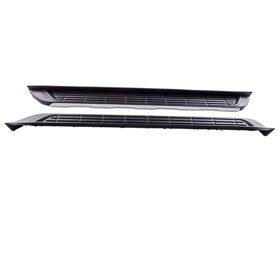 SIDE STEPS RUNNING BOARDS PAIR 100% OEM STYLE SILVER FOR VW AMAROK 2010 ONWARD